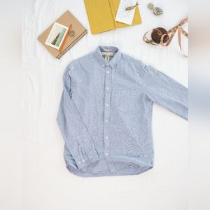 H&M Blue Button Down Collared Shirt